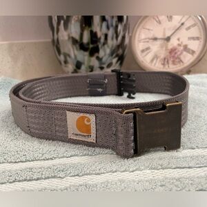Carhartt Men's Gray Adjustable Belt Sz 34-36